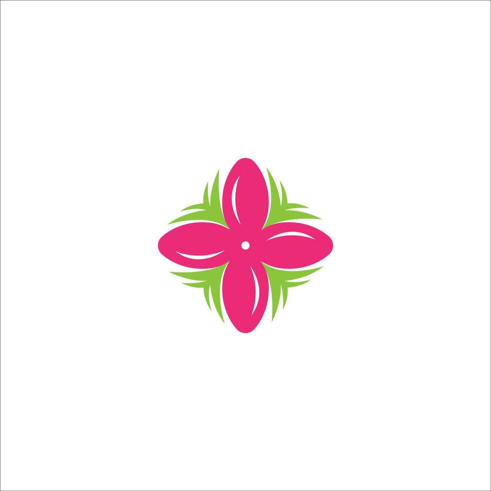 Flower logo vector icon