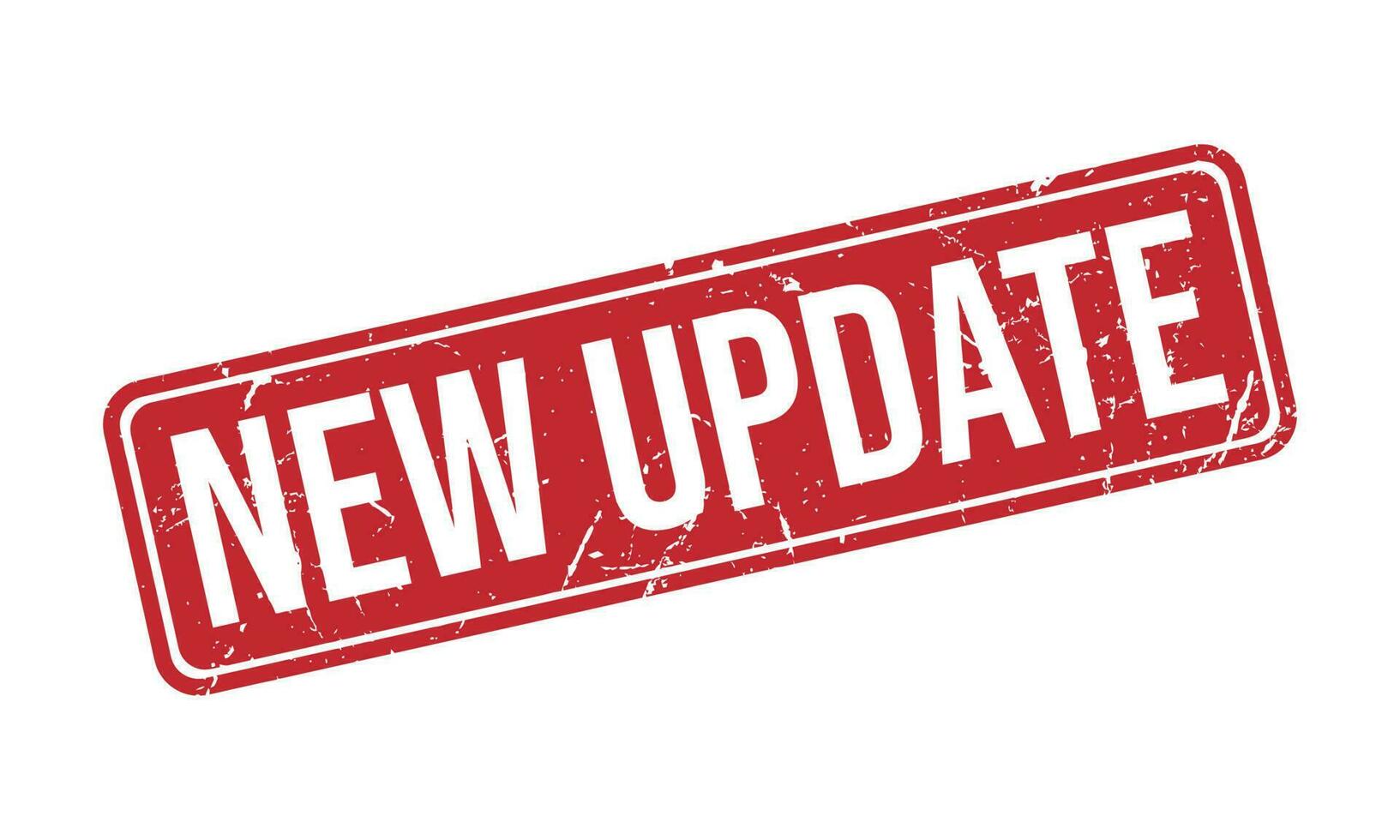 New Update Rubber Stamp Seal Vector
