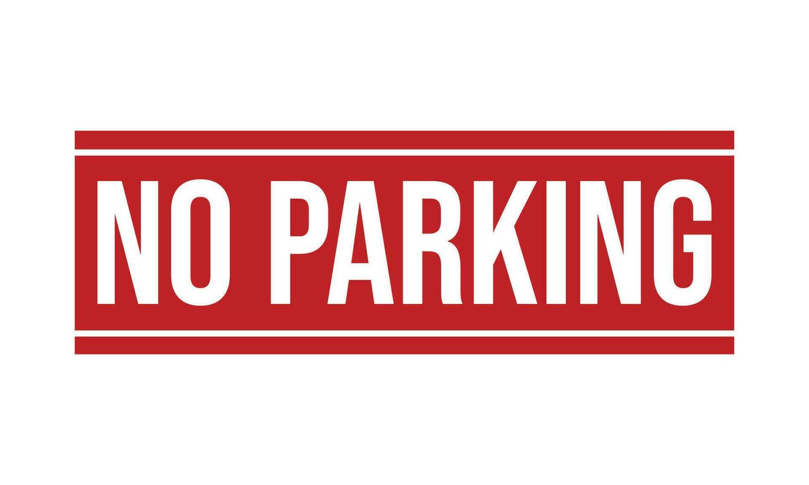 No Parking Rubber Stamp Seal Vector