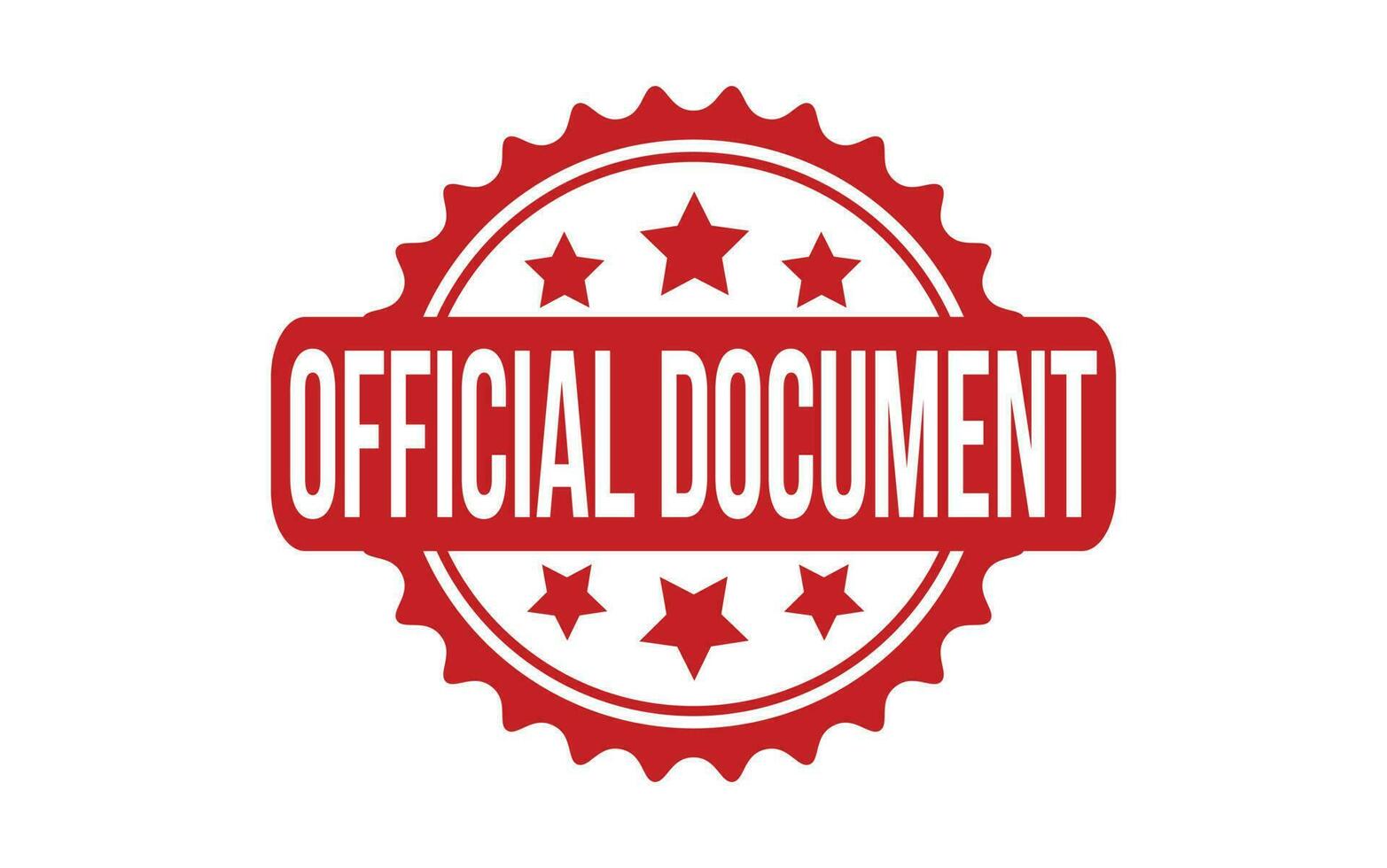Official Document rubber grunge stamp seal vector