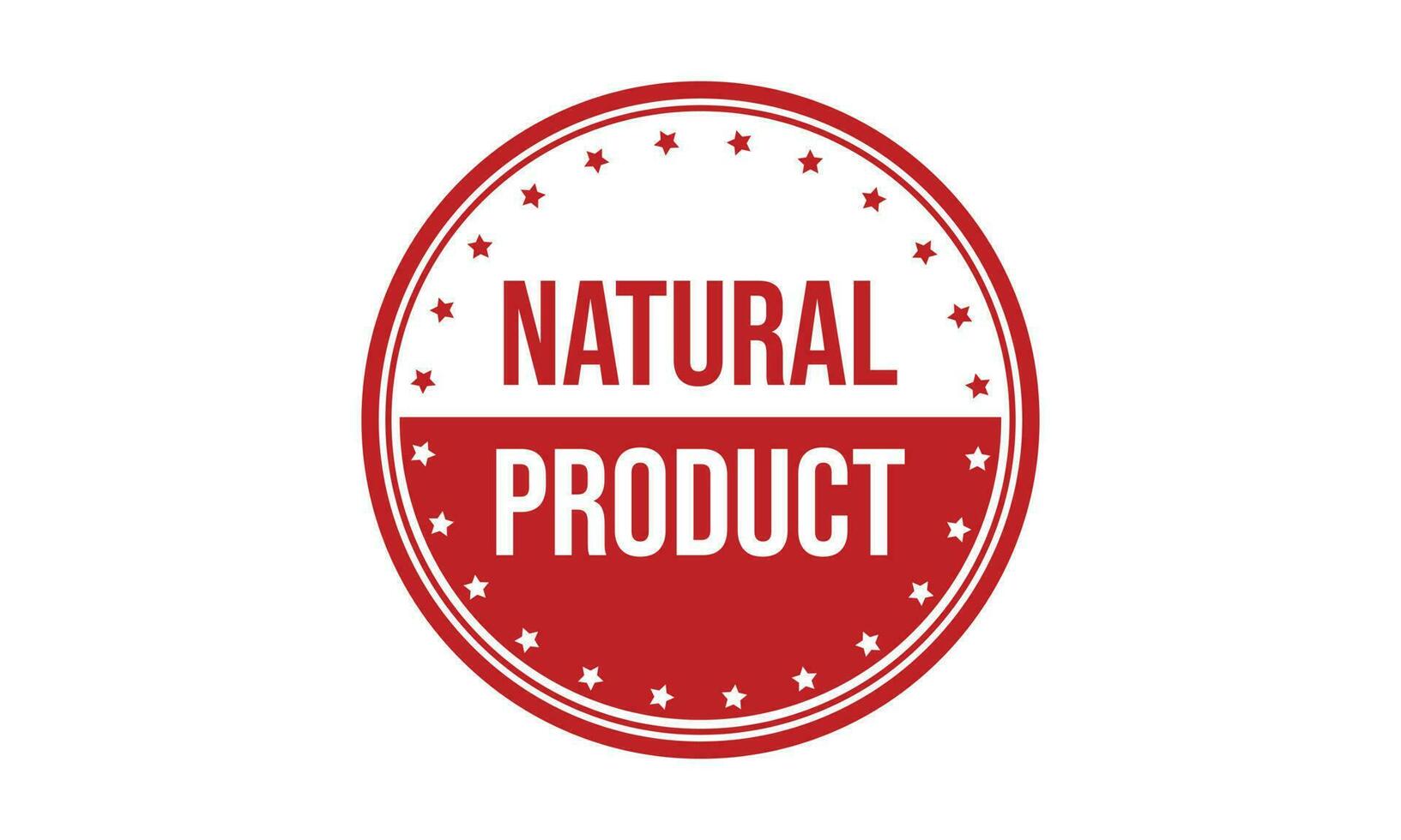 Natural Product Rubber Stamp Seal Vector