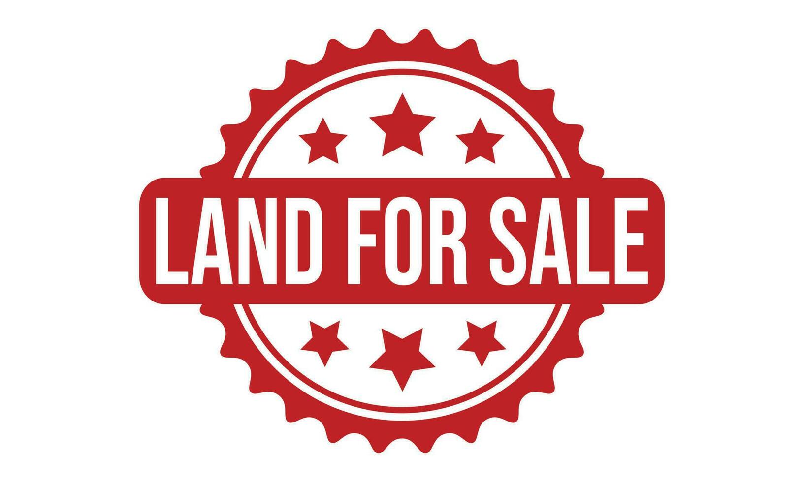 Land For Sale Rubber Stamp Seal Vector