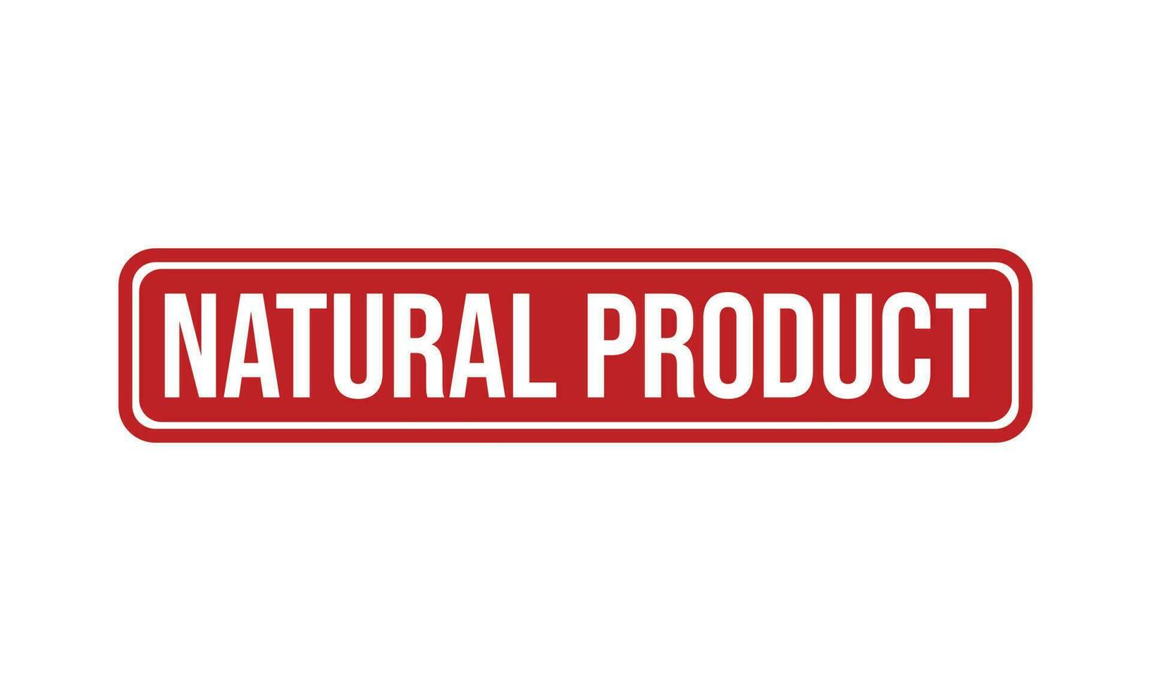 Natural Product Rubber Stamp Seal Vector