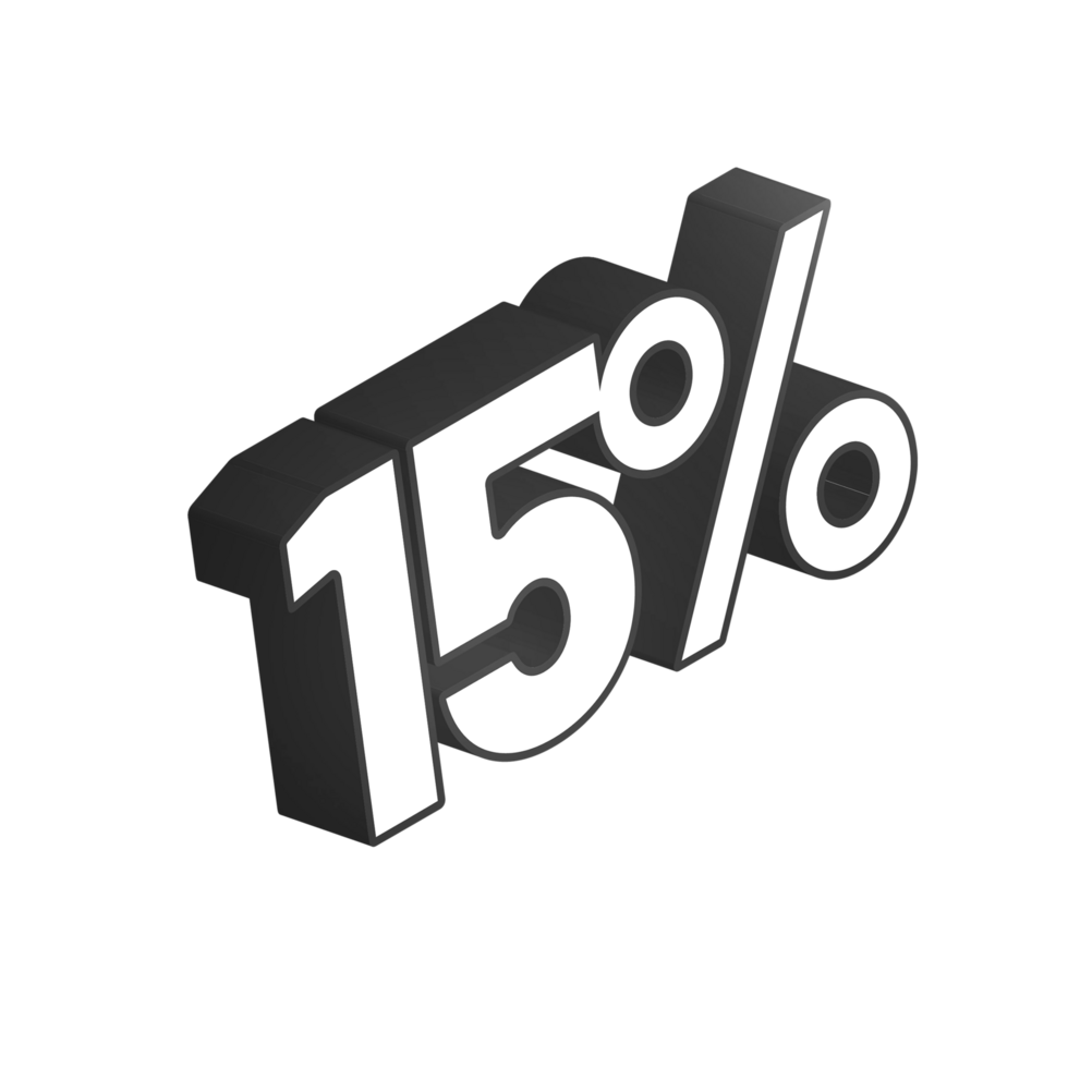 discount 3d text design png, 3d number in transparent background, discount sale creative typography design PNG, offer typography PNG design for web