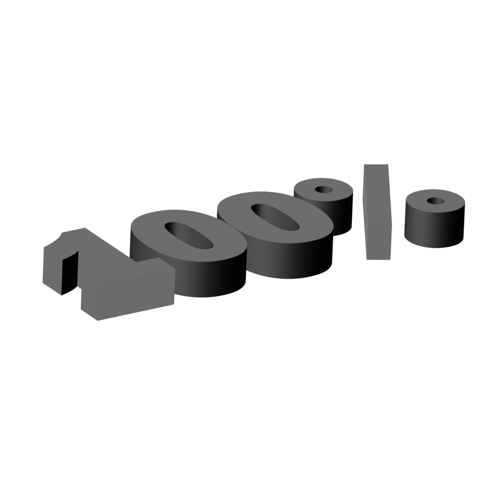 discount 3d text design png, 3d number in transparent background, discount sale creative typography design PNG, offer typography PNG design for web