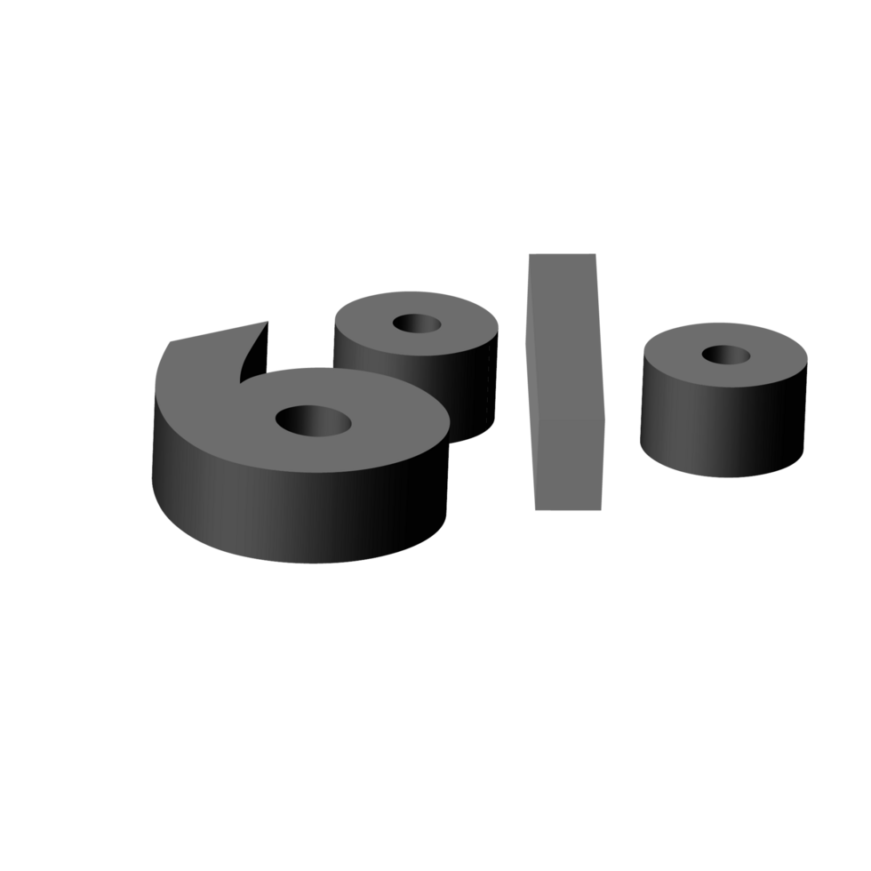 discount 3d text design png, 3d number in transparent background, discount sale creative typography design PNG, offer typography PNG design for web