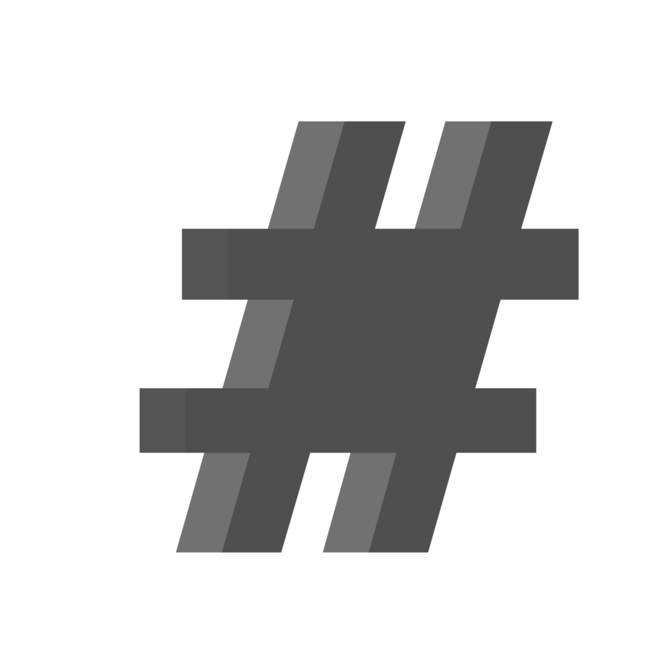 3d symbol PNG in transparent background