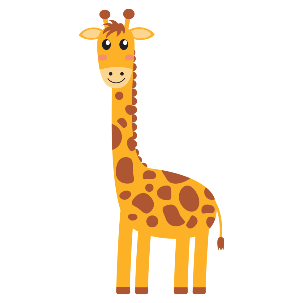 linda dibujos animados jirafa ilustración 23353862 PNG