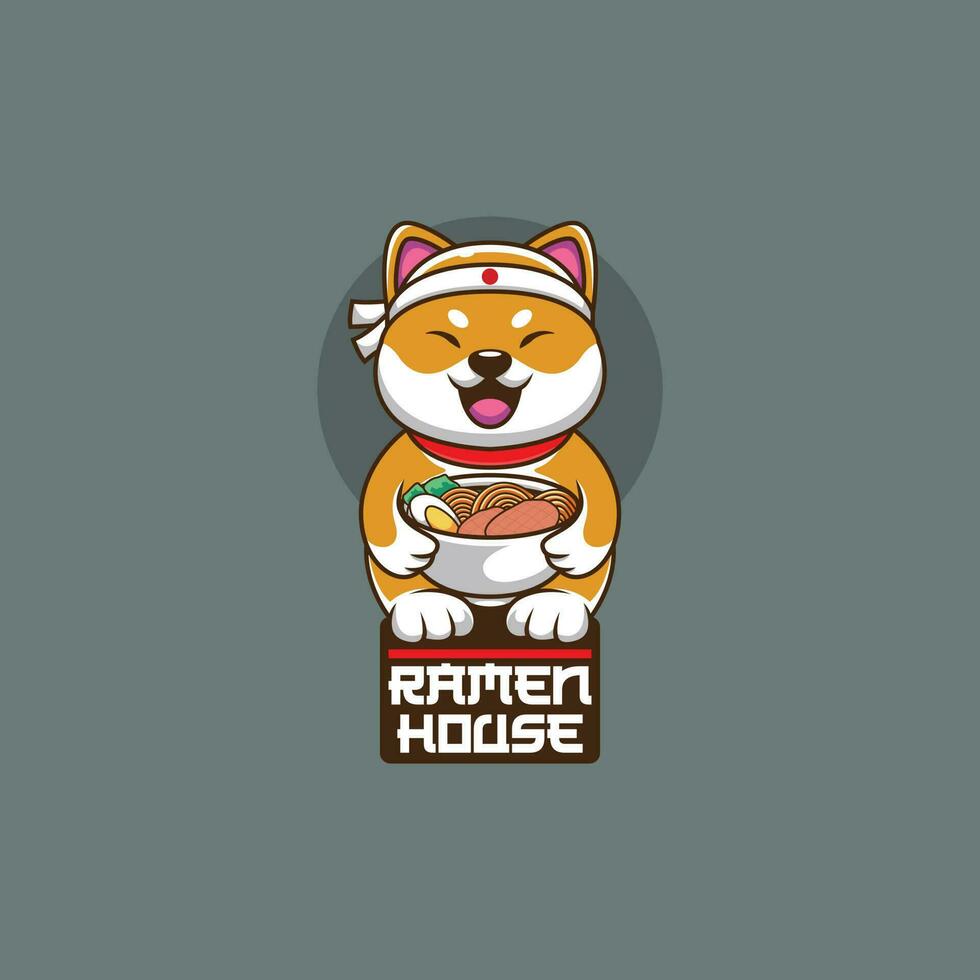 cute restaurant character logo inspiration vector