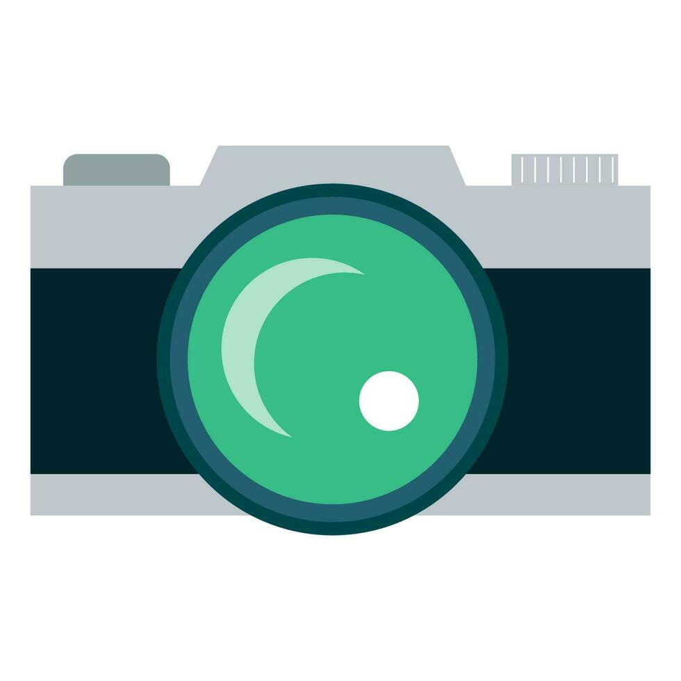 a retro digital camera icon, photography icon vector