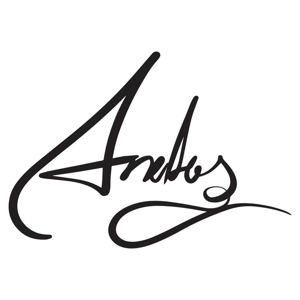 A Signature lettering ,good for graphic design resources, pamflets, mail, letters, banners, prints, posters, bussiness, and more. vector