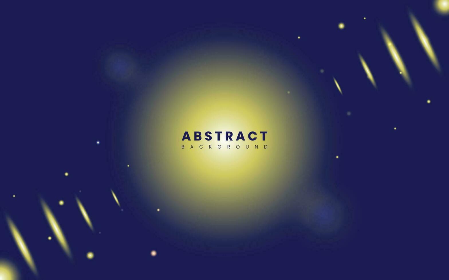 Glowing Light on a Dark Background. vector
