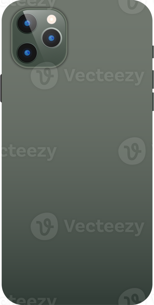 Realistic mobile smartphone modern style png
