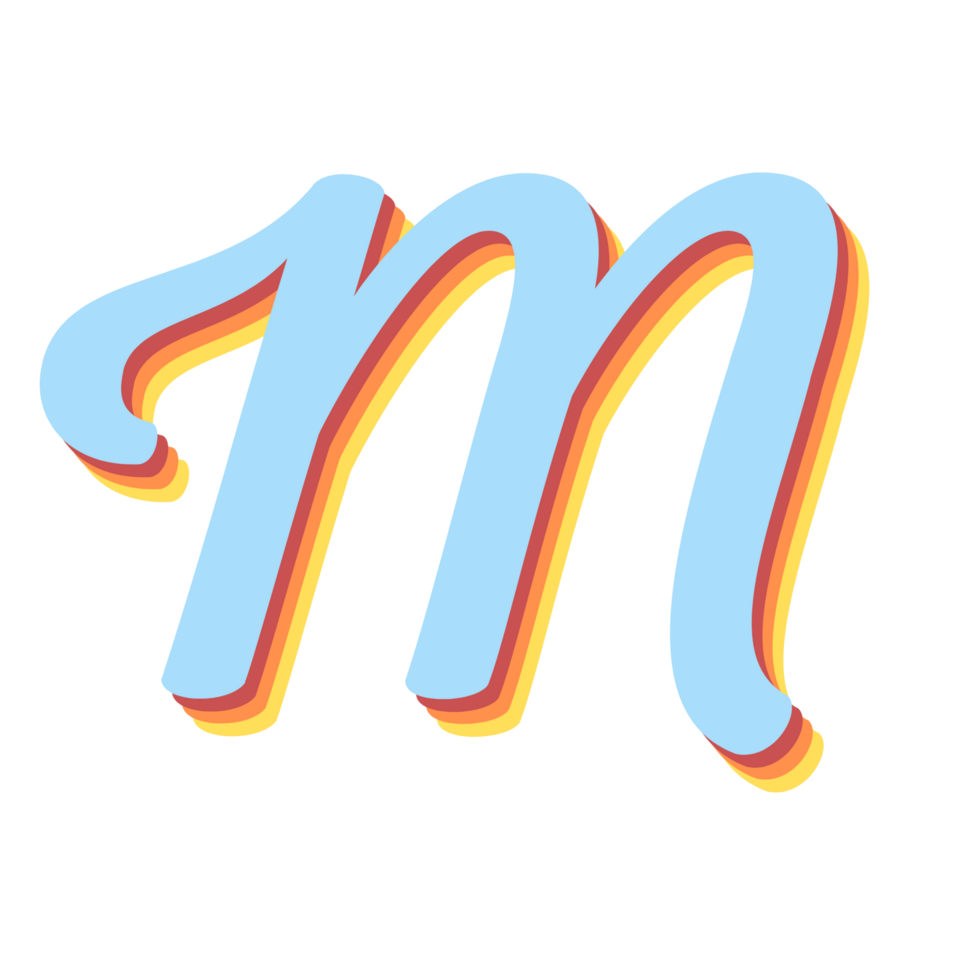 3d alphabet text effect and letter. png
