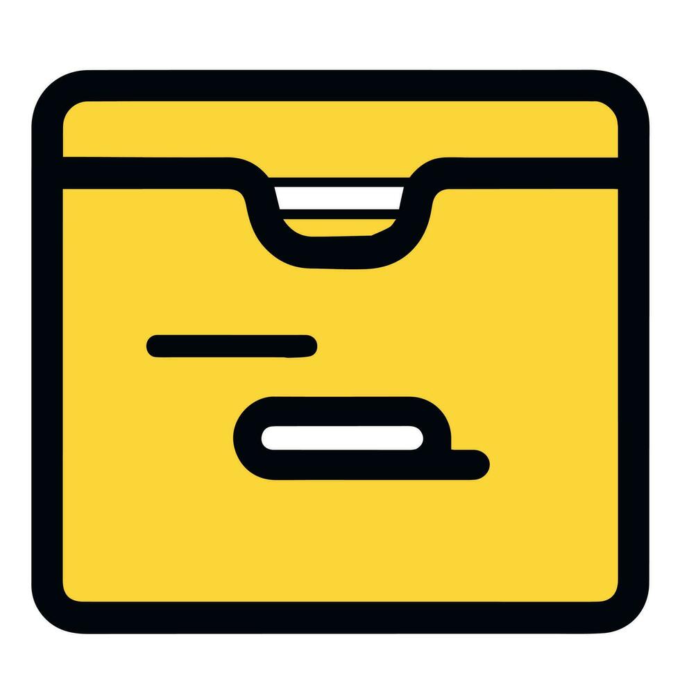 Folder icon for web and application vector