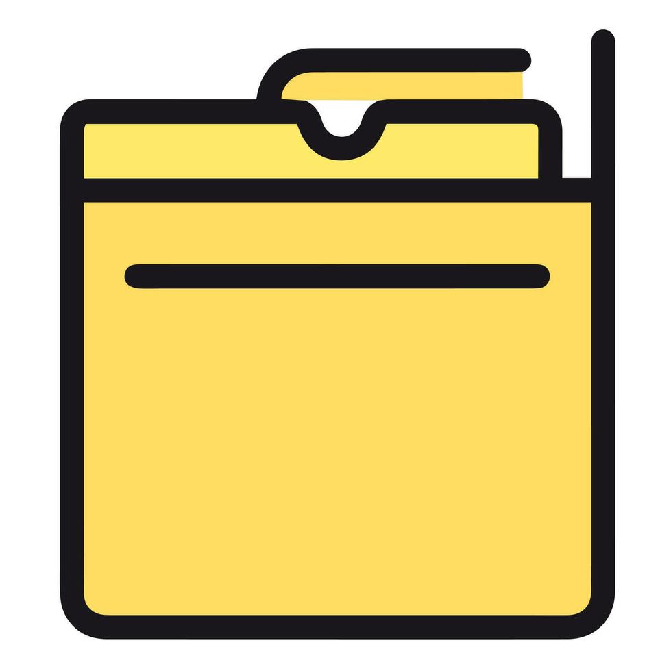 Folder icon for web and application vector