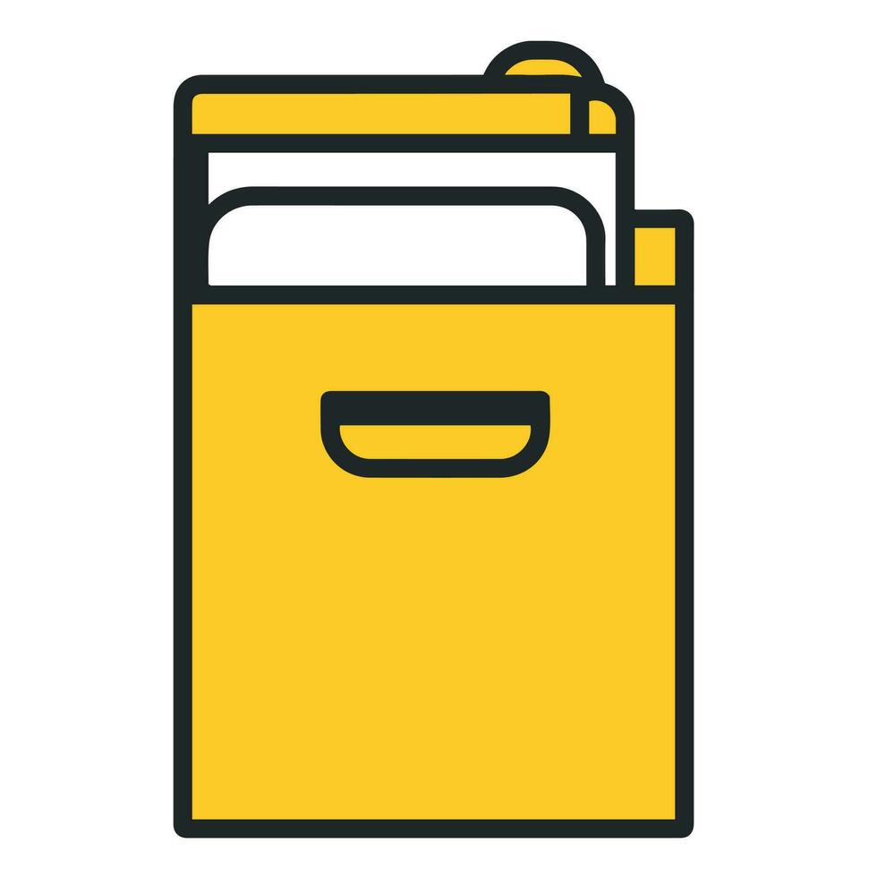 Folder icon for web and application vector