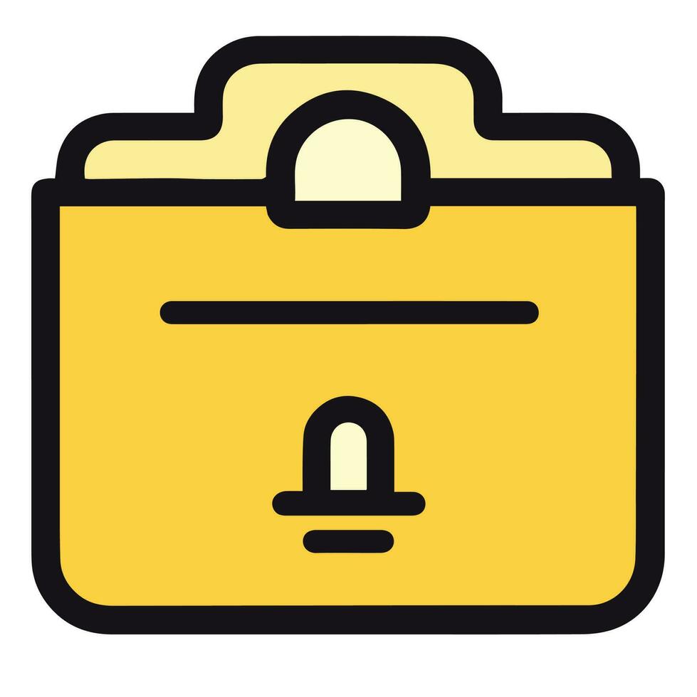 Folder icon for web and application vector