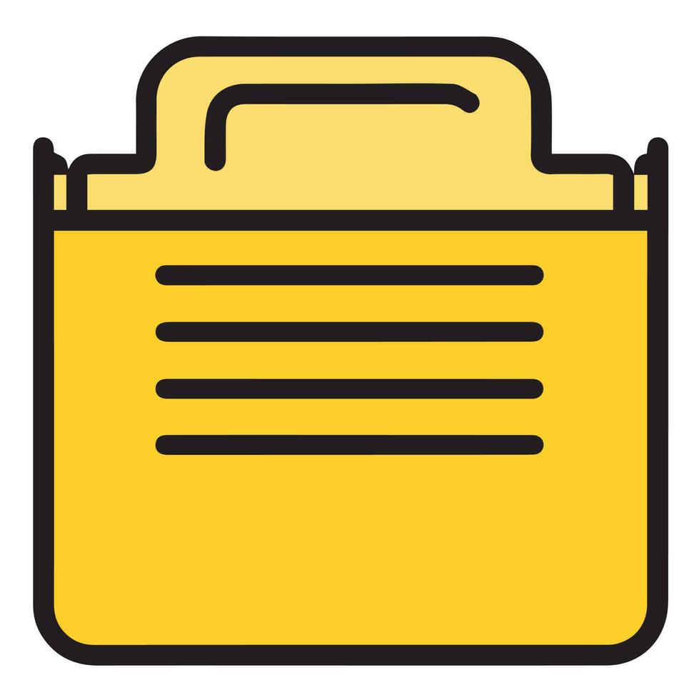 Folder icon for web and application vector