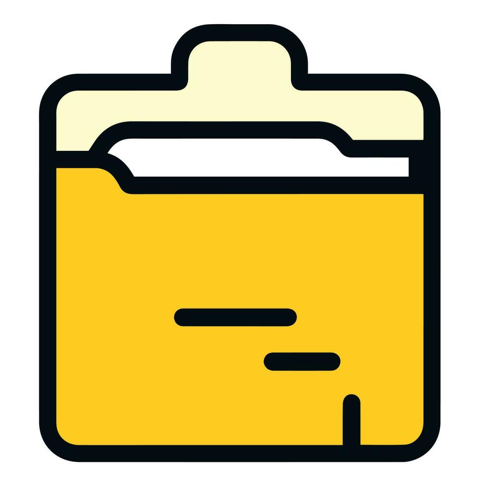 Folder icon for web and application vector