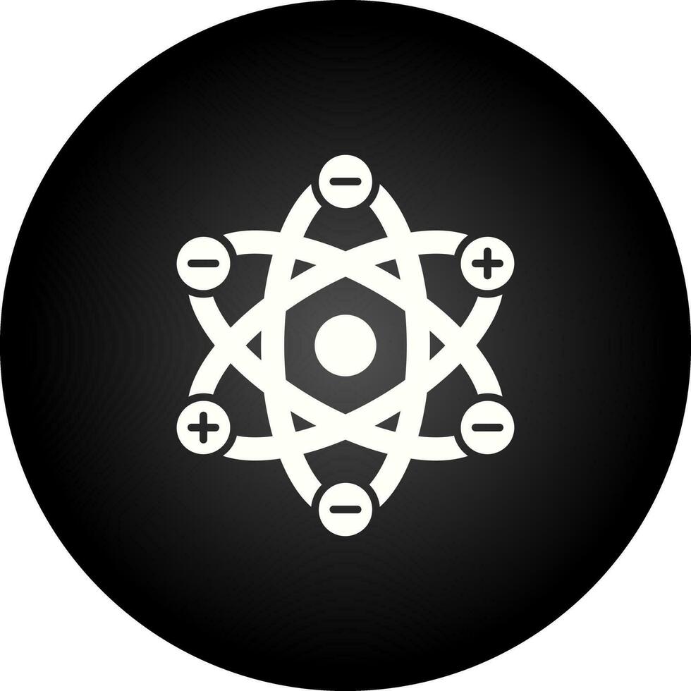 Atom Structure Vector Icon