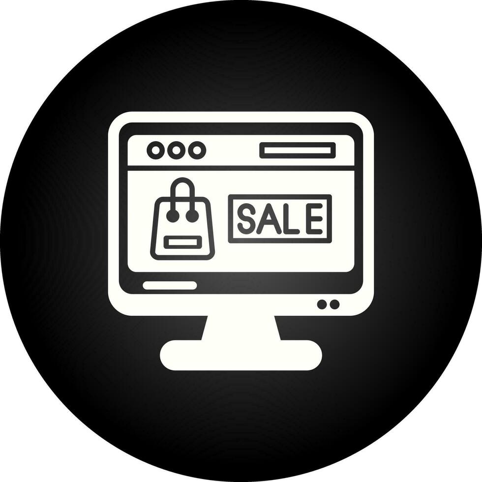 Online Sale Vector Icon