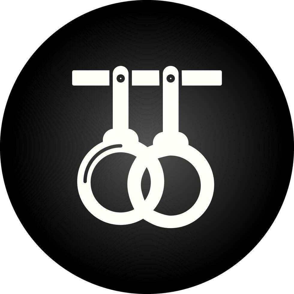 Gym Rings Vector Icon