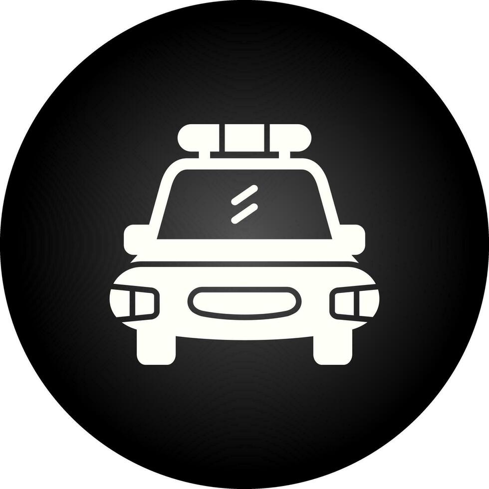 Police Car Vector Icon
