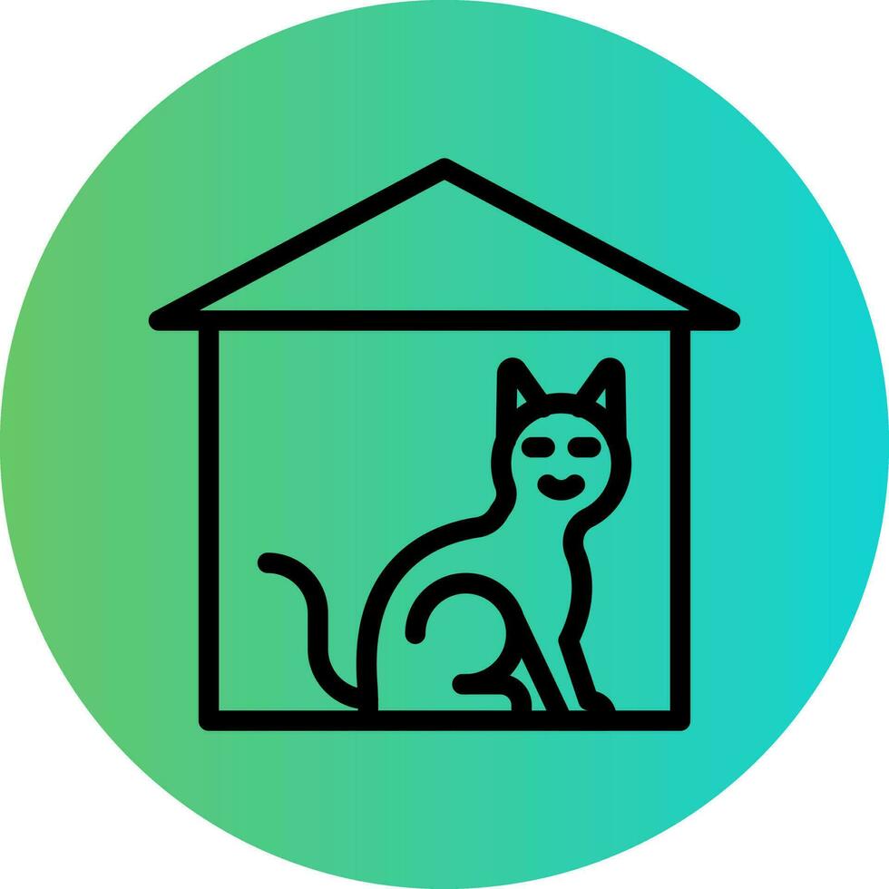 Pet House Vector Icon Design