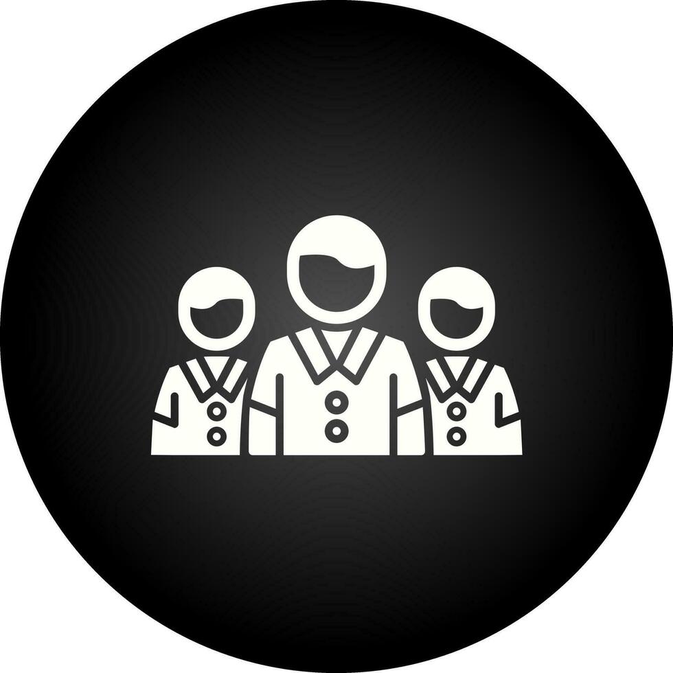 icono de vector de equipo