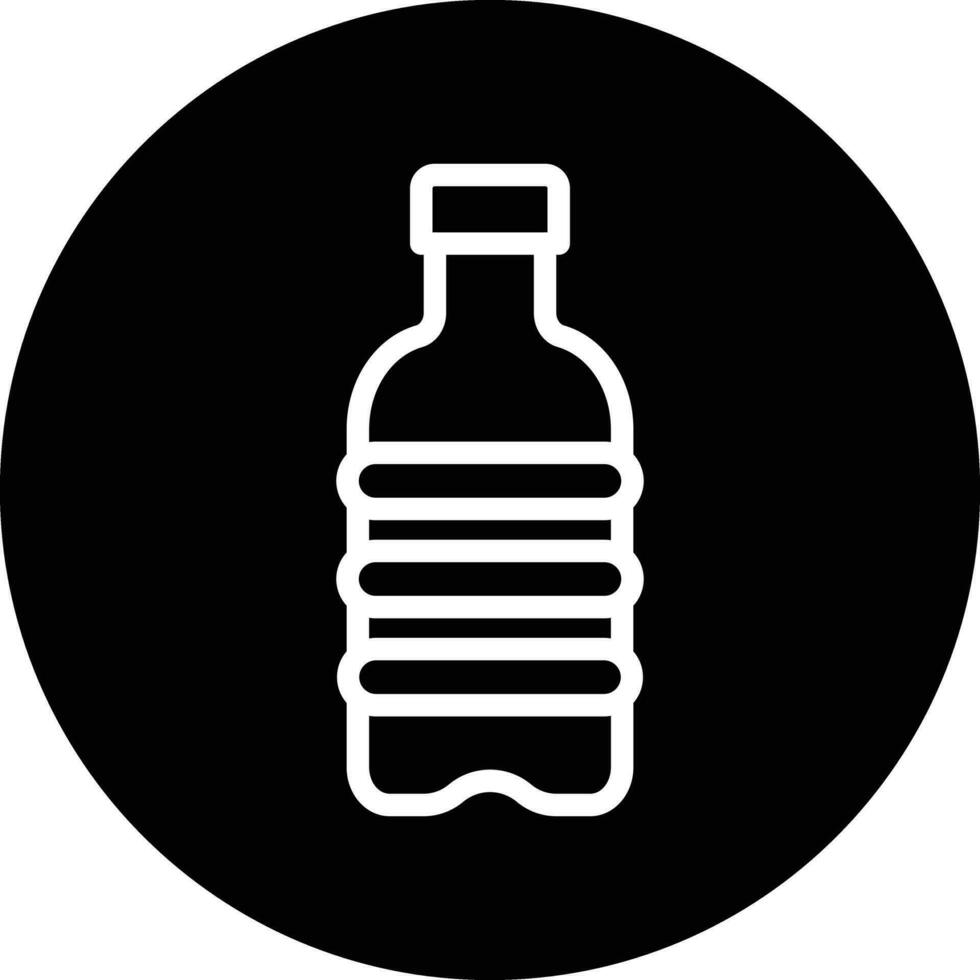 Water Bottle Vector Icon Design