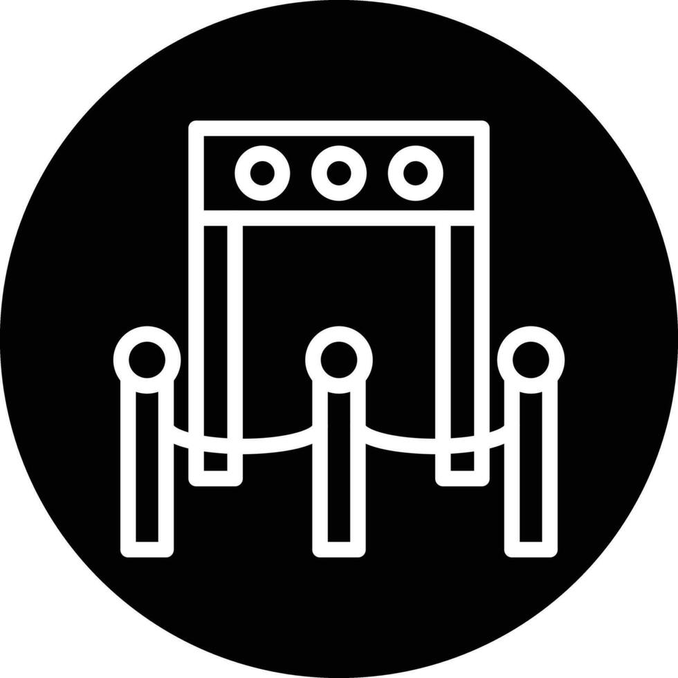 Boarding Gate Vector Icon Design