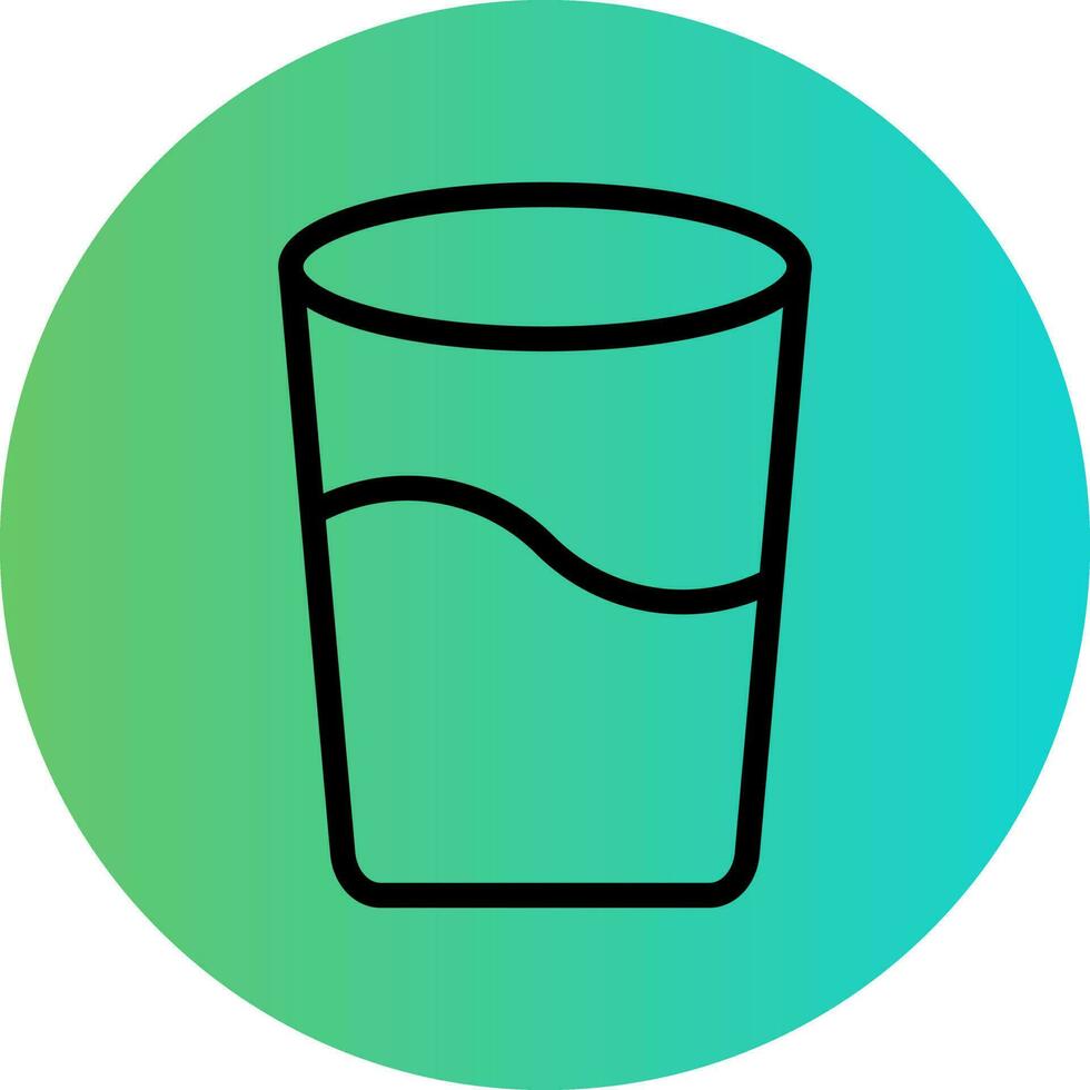 agua vaso vector icono diseño