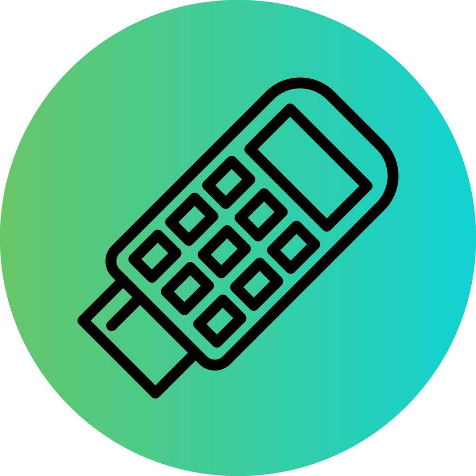 Credit Card Machine Vector Icon Design