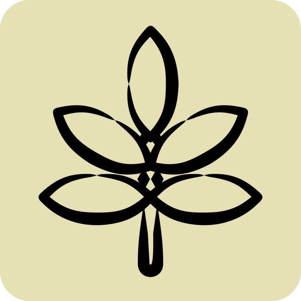 Icon Gluten Free. related to CBD Oil symbol. glyph style. simple design editable. simple illustration vector