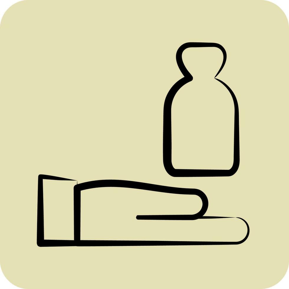 Icon Sponsorship. related to Volunteering symbol. glyph style. Help and support. friendship vector