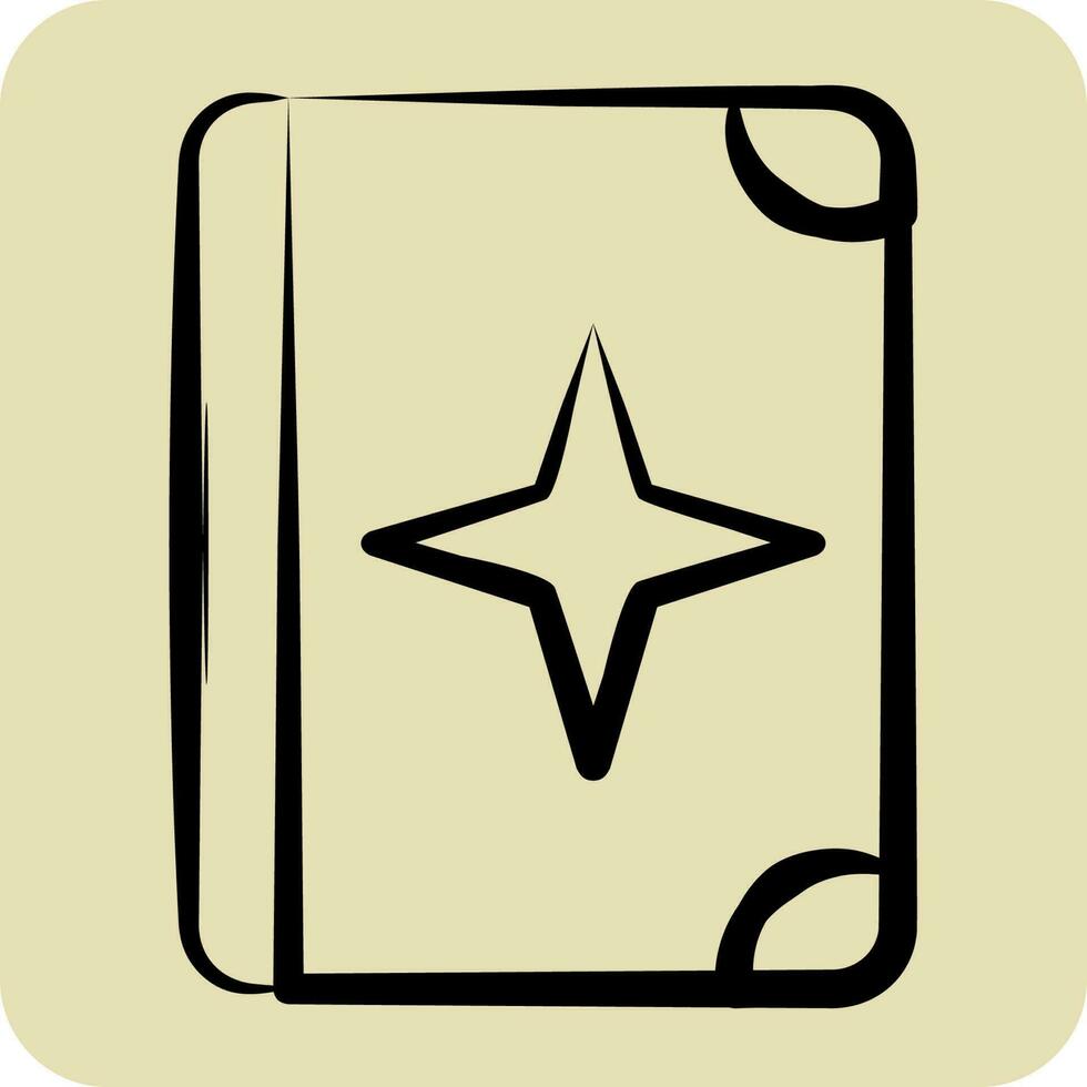 Icon Quran. related to Eid Al Fitr symbol. glyph style. islamic. ramadhan. simple illustration vector