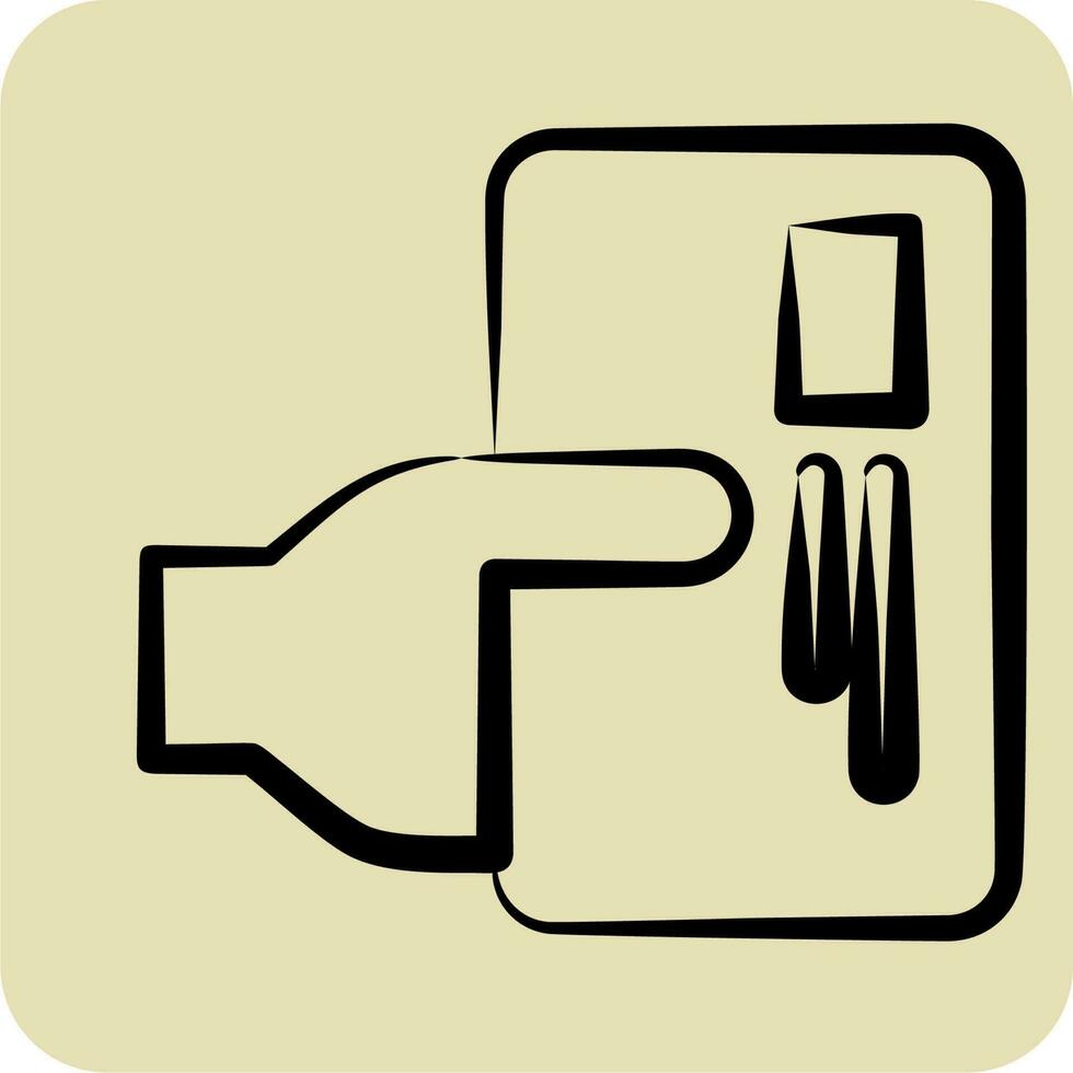 Icon Payment. related to Black Friday symbol. glyph style. shopping. simple illustration vector