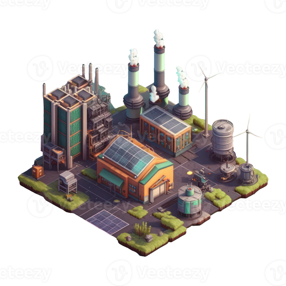renewable energy with green energy as wind turbines and solar panels . png