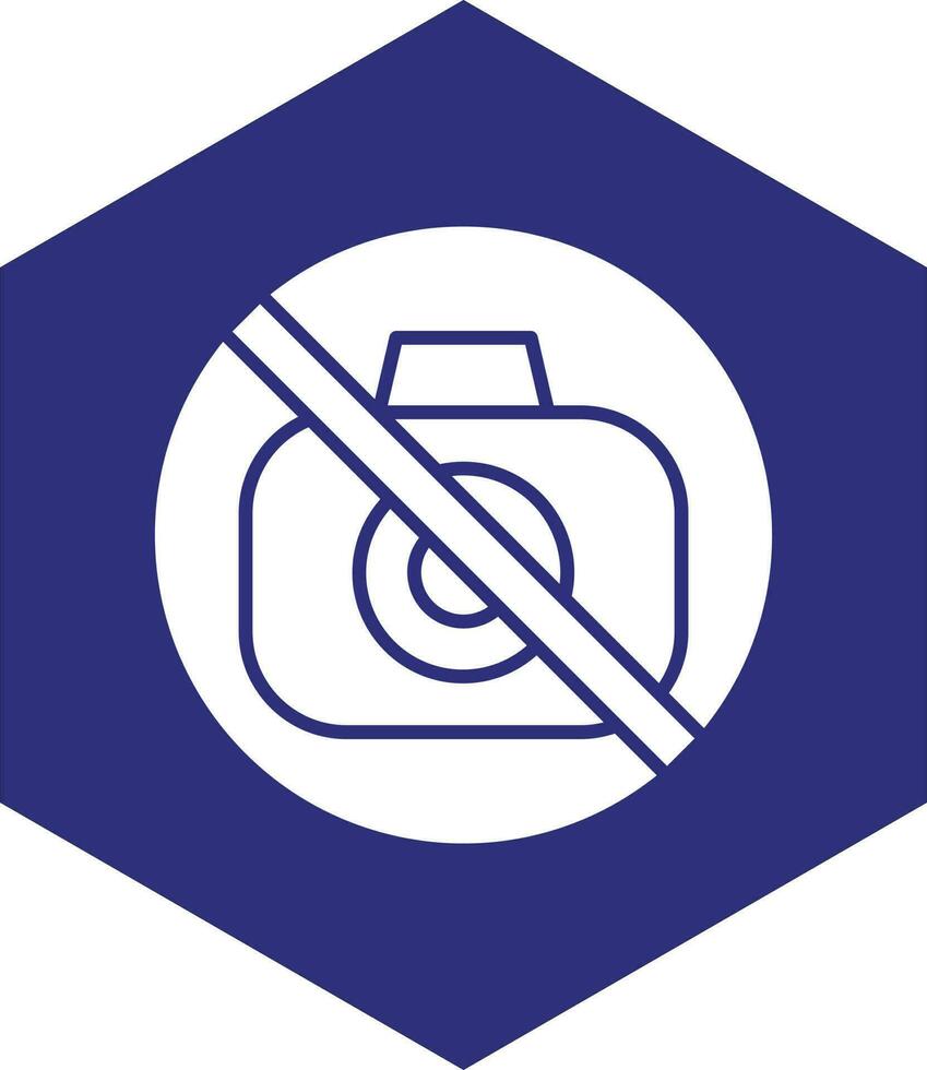 No Camera Vector Icon design