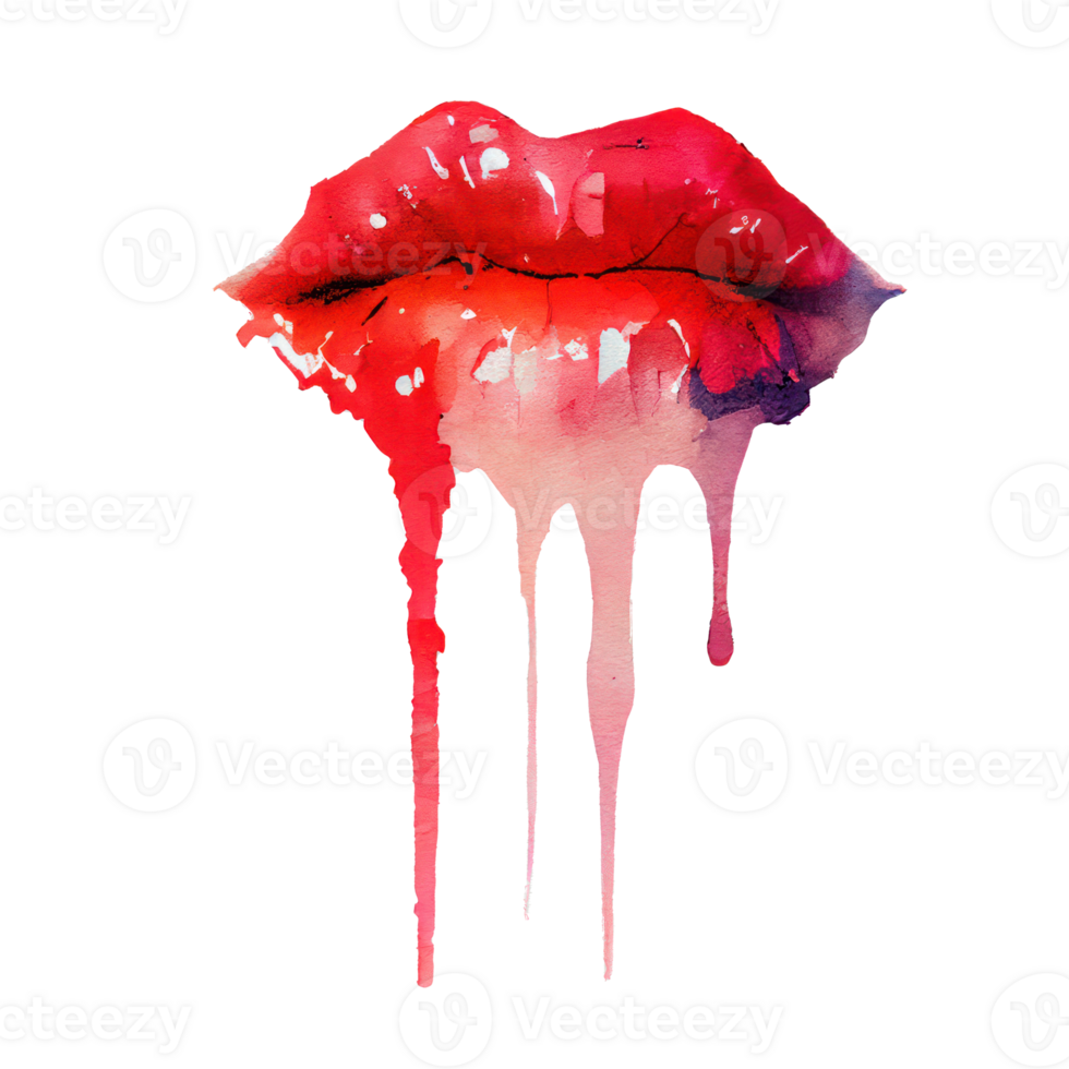 pink red lips . png