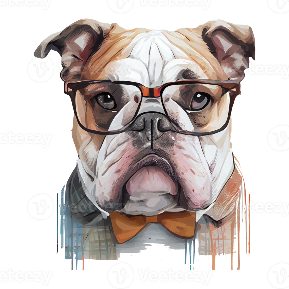 bulldog . ai gegenereerd png