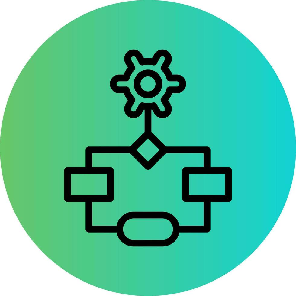 Workflow Vector Icon Design