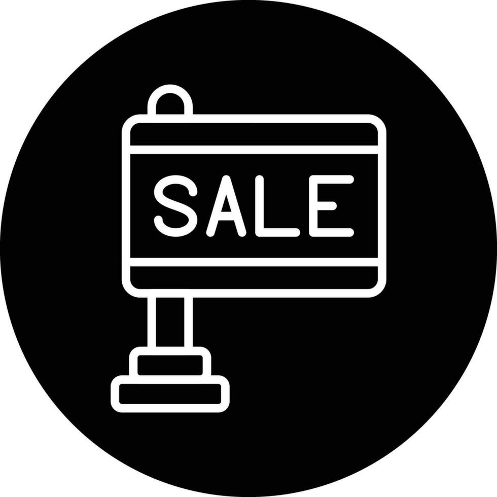 Sale Board Vector Icon Design