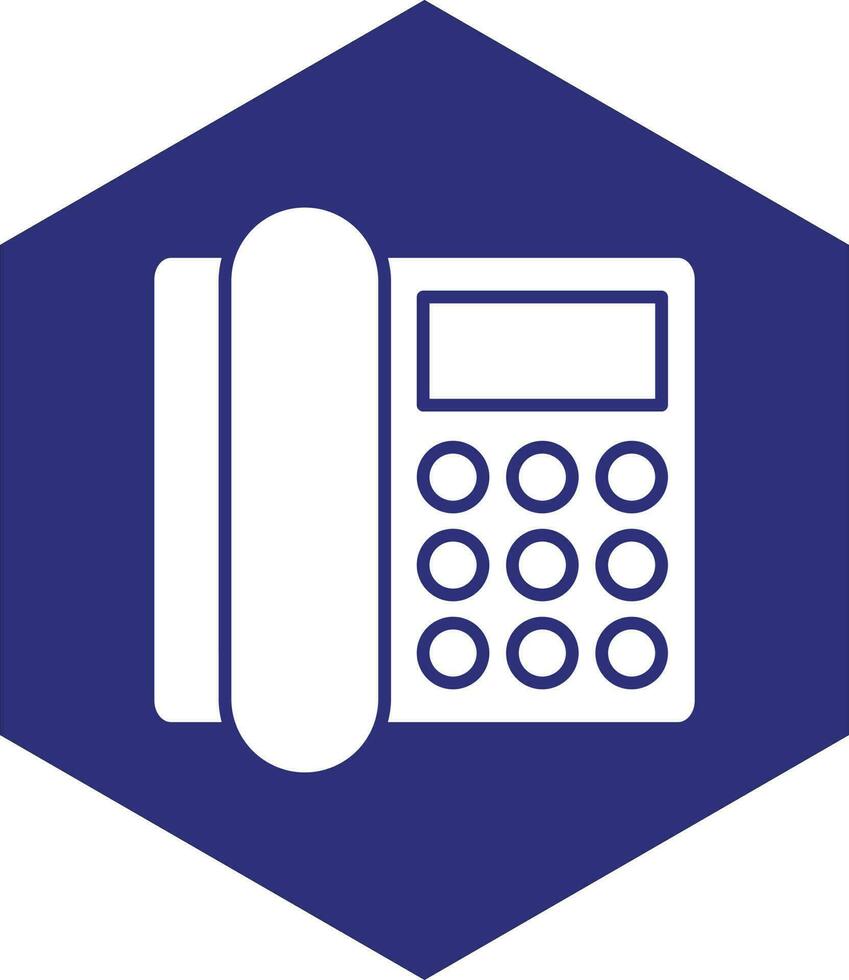 Landline Vector Icon design