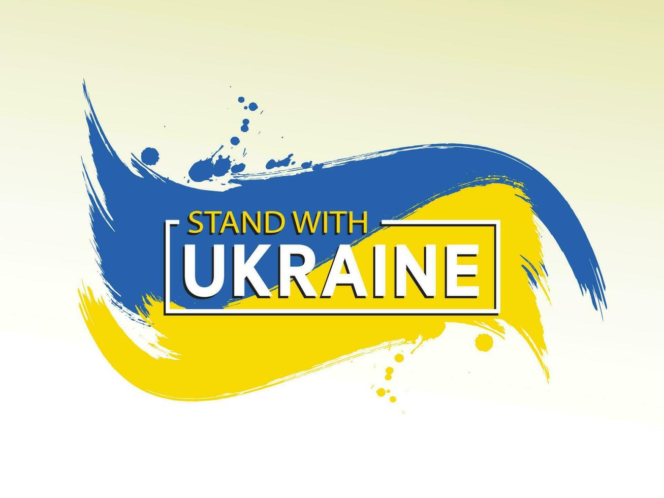 Stand with Ukraine vector background