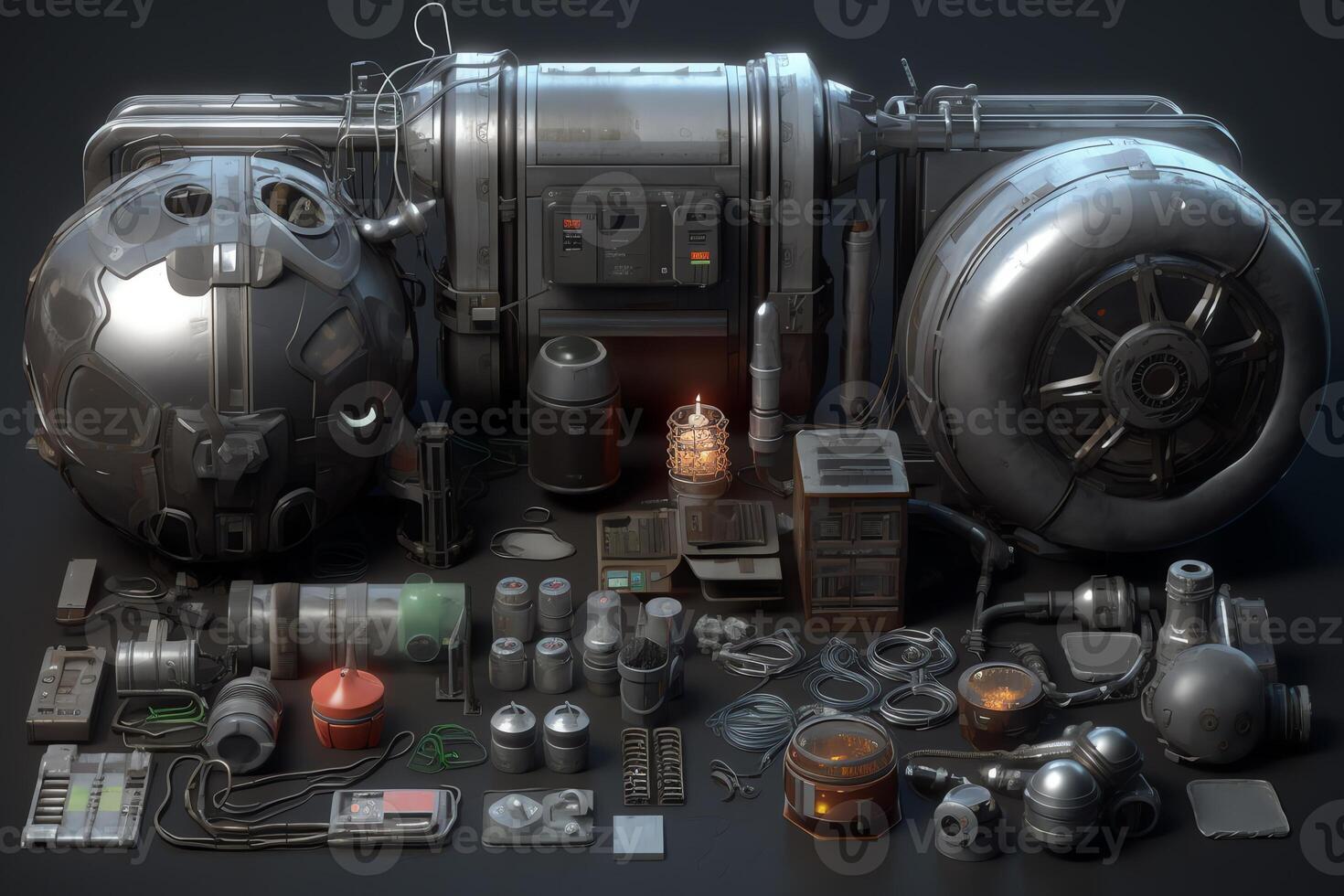 Scifi materials. aesthetic photo