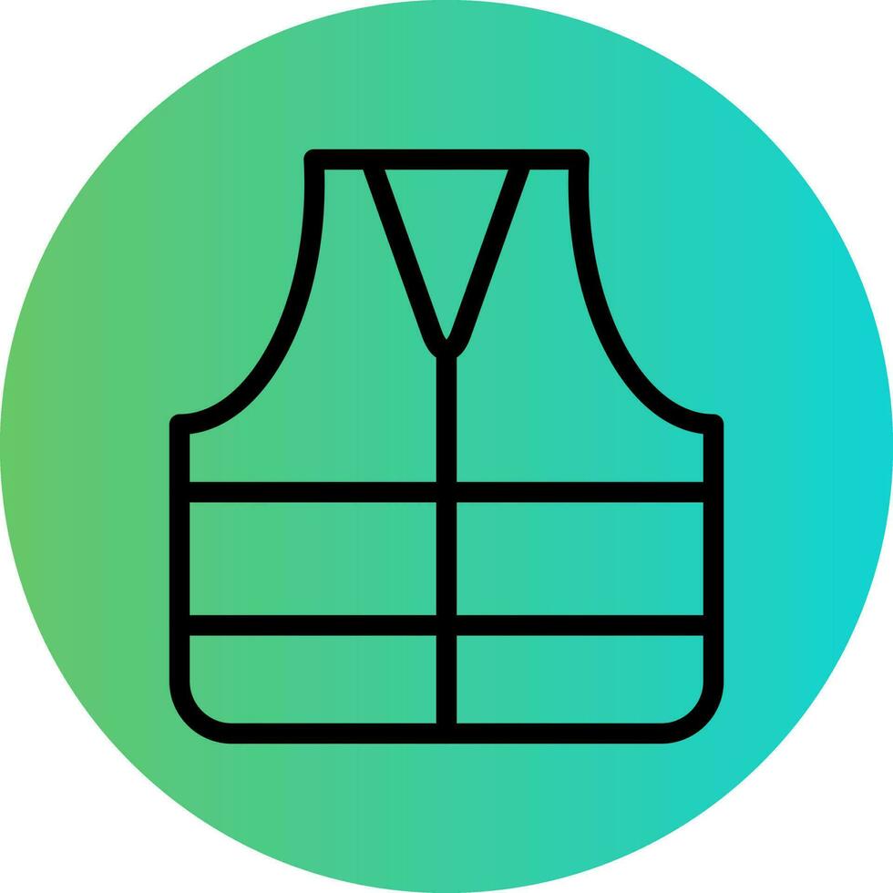 Life Jacket Vector Icon Design
