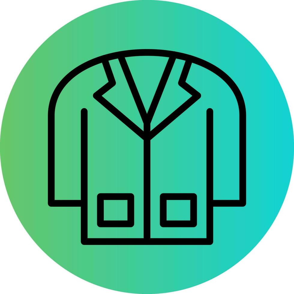 Lab Coat Vector Icon Design