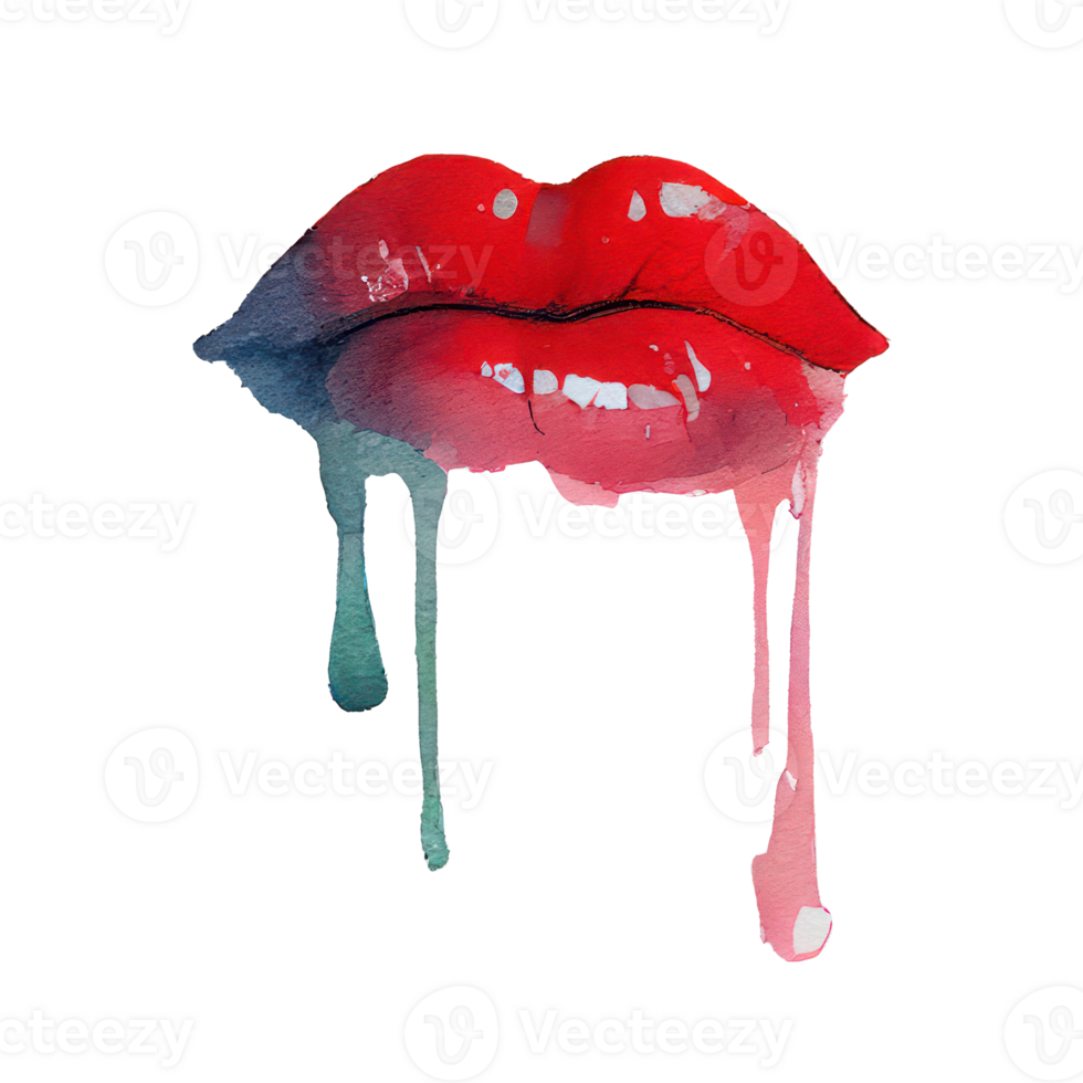 pink red lips . png